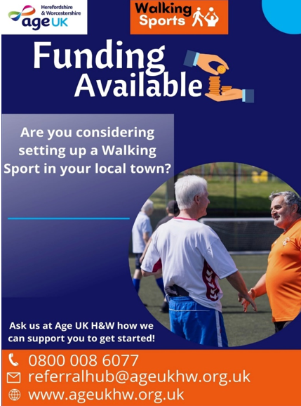 Age UK Walking Sport Poster