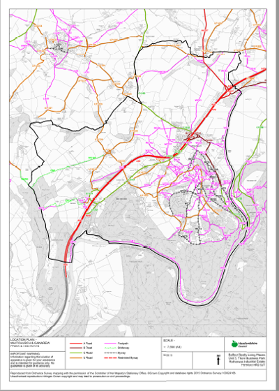 Public Rights of Way: Downloadable A3 Map