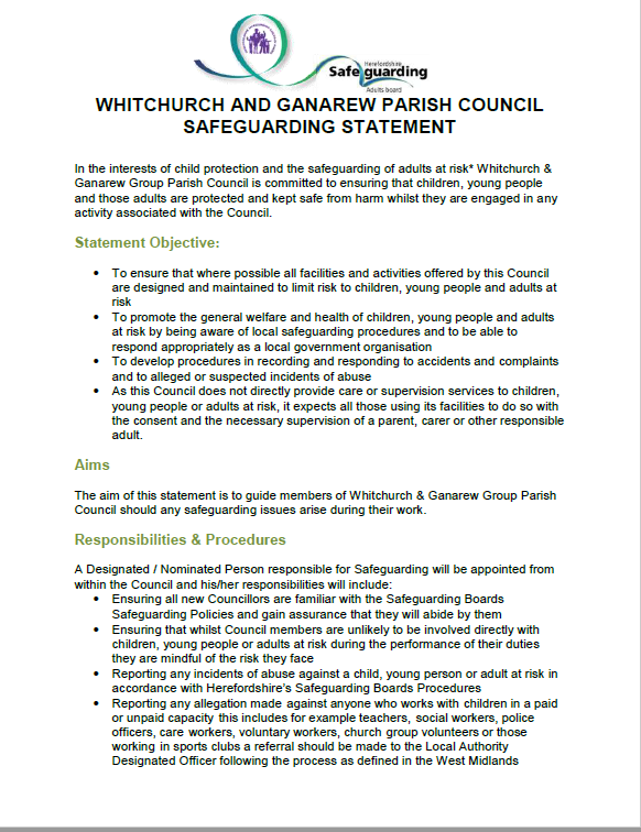 Safeguarding Statement